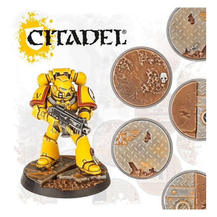 Sector Imperialis: socles ronds de 32mm - wh40k