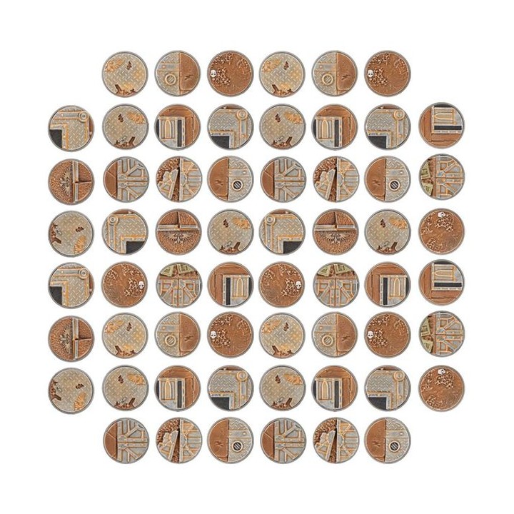 Sector Imperialis: socles ronds de 32mm - wh40k