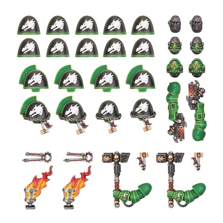 Améliorations et décalcomanies Salamanders Primaris - Salamanders - wh40k