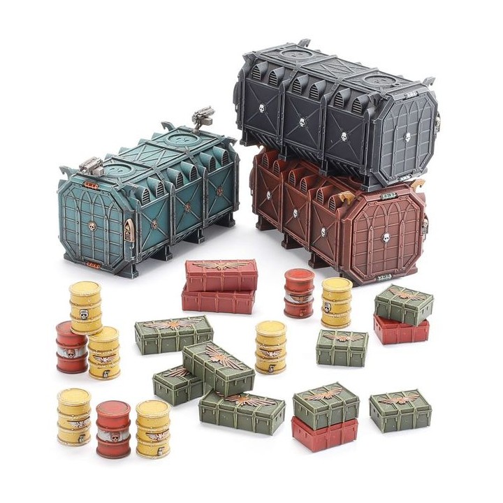Zone de Bataille: Manufactorum – Conteneurs Blindés du Munitorum - wh40k