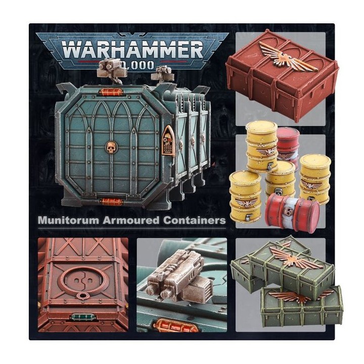 Zone de Bataille: Manufactorum – Conteneurs Blindés du Munitorum - wh40k