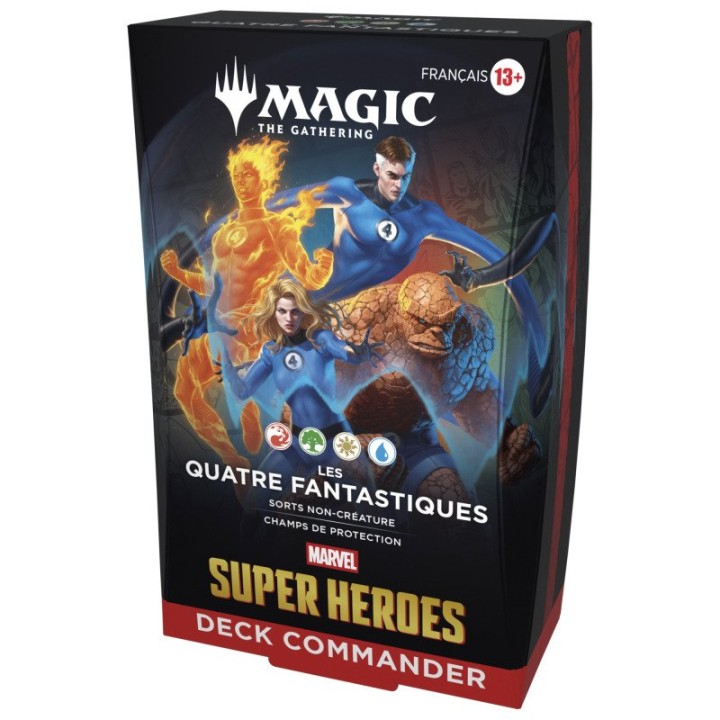 MTG - Marvel Super Heroes Deck commander display (4 decks) - FR