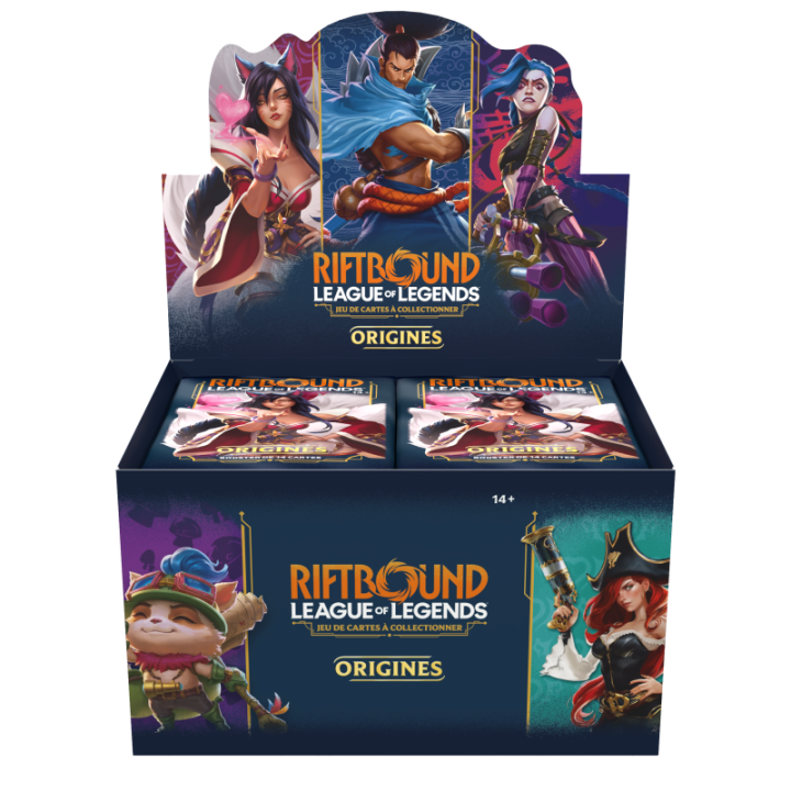 Riftbound: League of Legends TCG - Display de boosters Riftbound Origines (24 Boosters) - FR