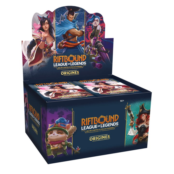 Riftbound: League of Legends TCG - Display de boosters Riftbound Origines (24 Boosters) - FR