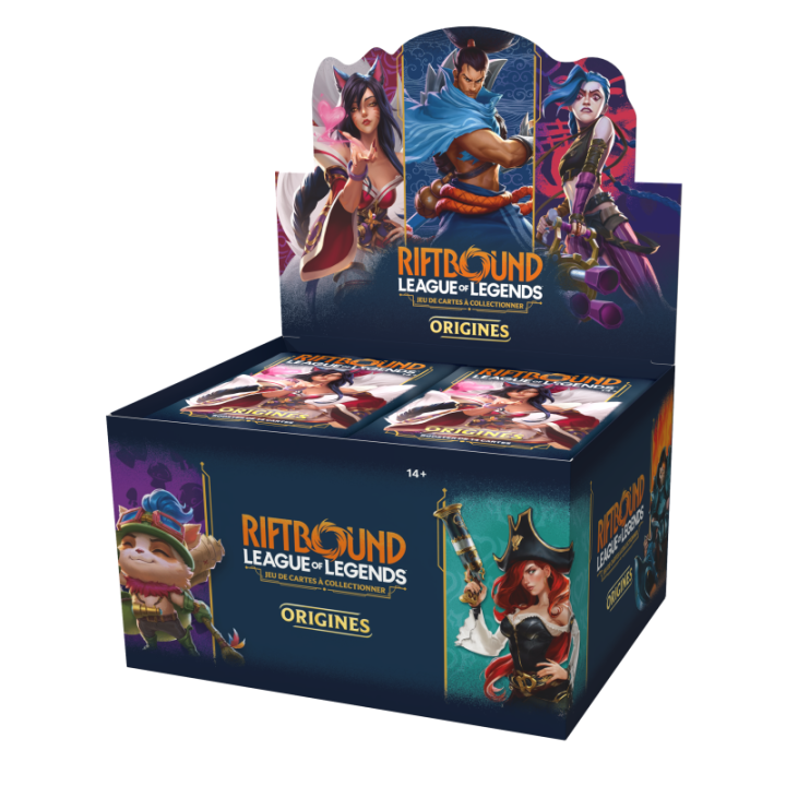Riftbound: League of Legends TCG - Display de boosters Riftbound Origines (24 Boosters) - FR