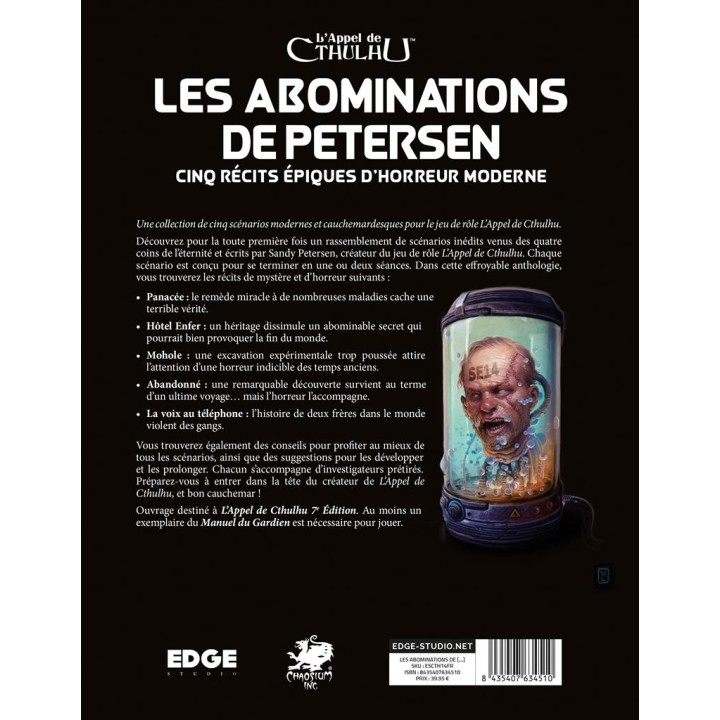 L’Appel de Cthulhu : Les Abominations de Petersen