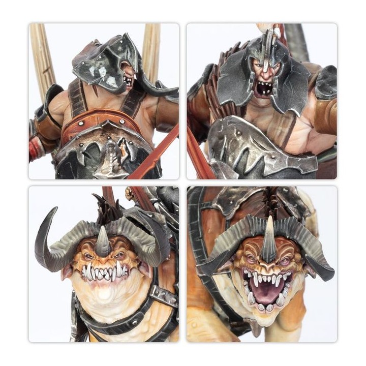 Pillards sur/Cavalerie Mutilantes - Ogor Mawtribes - aos