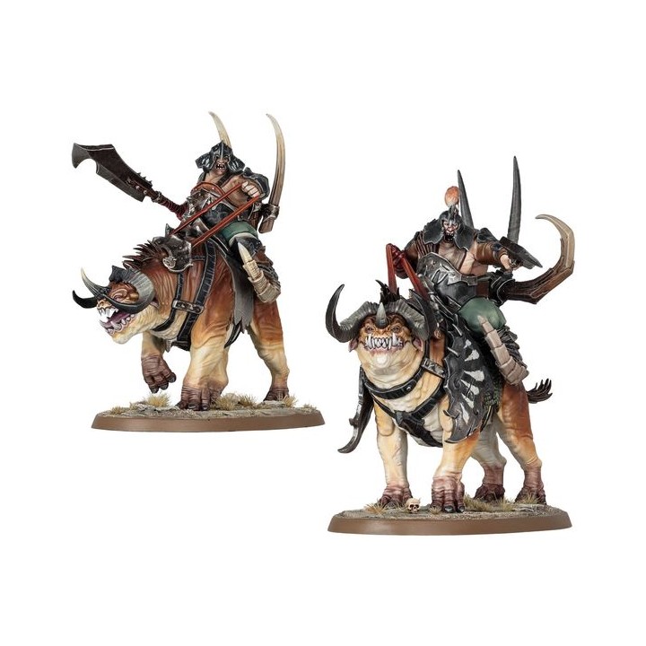 Pillards sur/Cavalerie Mutilantes - Ogor Mawtribes - aos