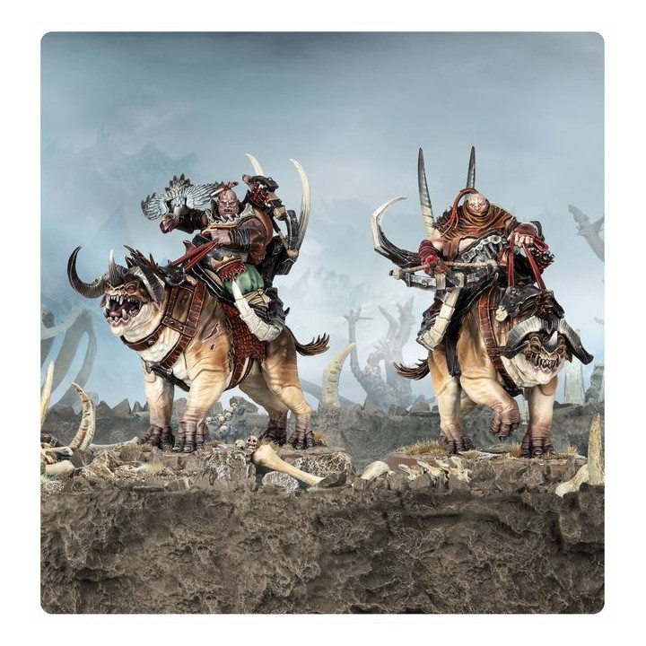 Pillards sur/Cavalerie Mutilantes - Ogor Mawtribes - aos