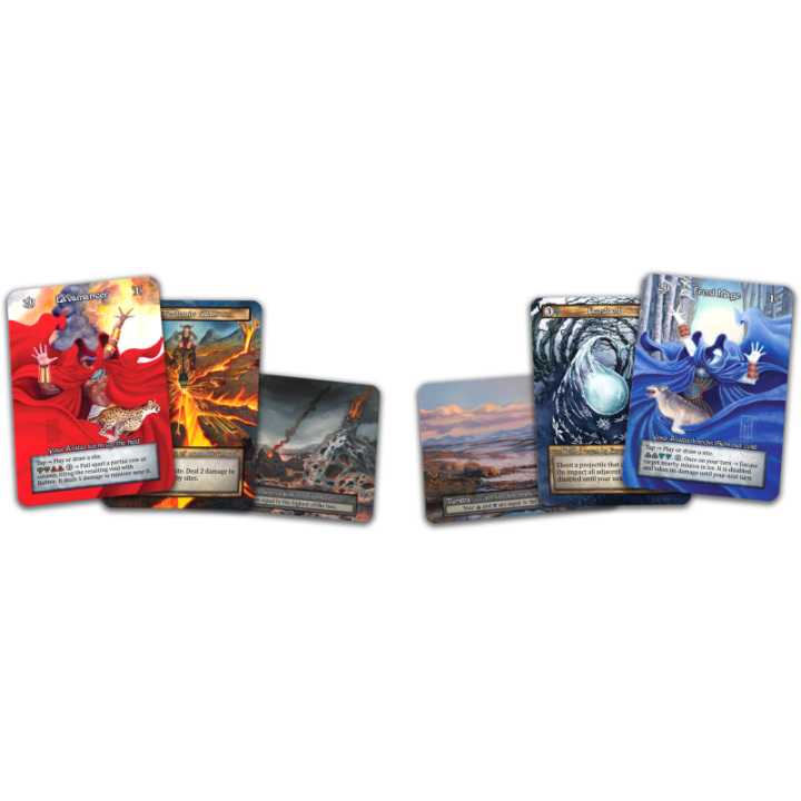 Sorcery TCG - Frost Mage vs Lavamancer Preconstructed Deck Display (2 Decks) - EN