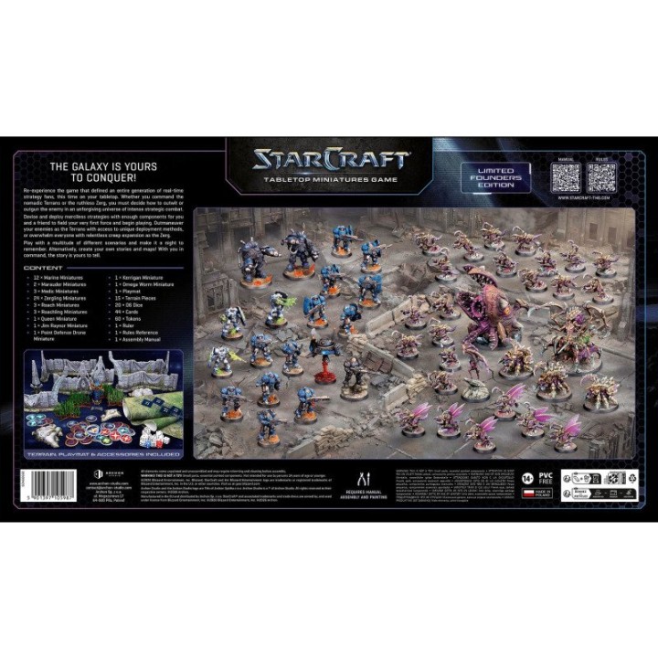 StarCraft TMG – Coffret de démarrage 2 joueurs – Founders Edition