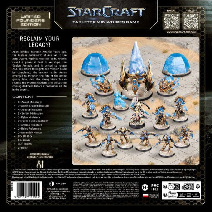 StarCraft TMG – Protoss – Coffret de démarrage Founders Edition