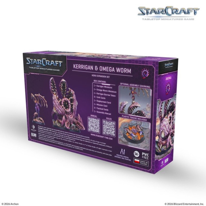 StarCraft TMG – Zergs – Kerrigan et ver Oméga