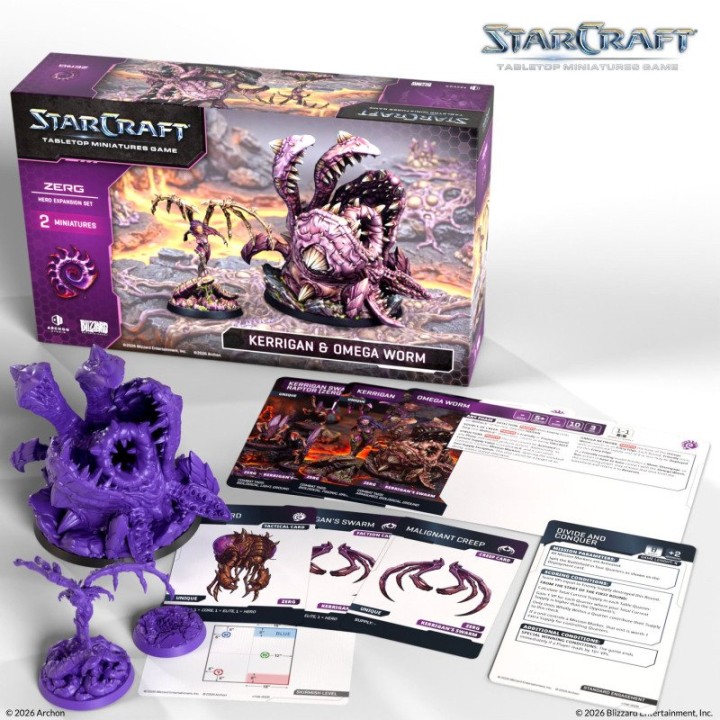 StarCraft TMG – Zergs – Kerrigan et ver Oméga