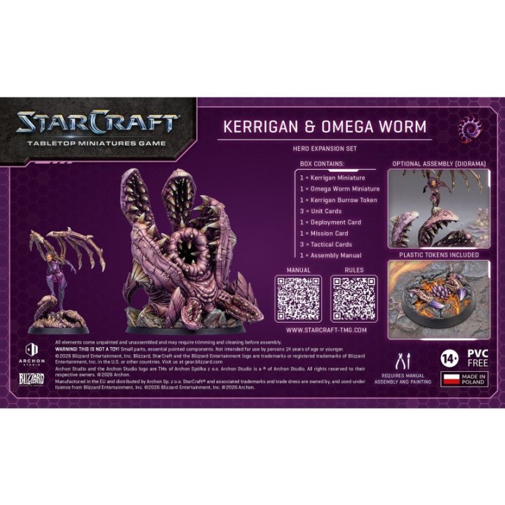 StarCraft TMG – Zergs – Kerrigan et ver Oméga
