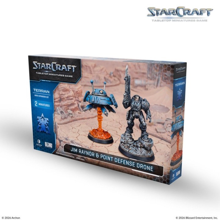 StarCraft TMG – Terrans – Jim Raynor et drone de défense ponctuelle