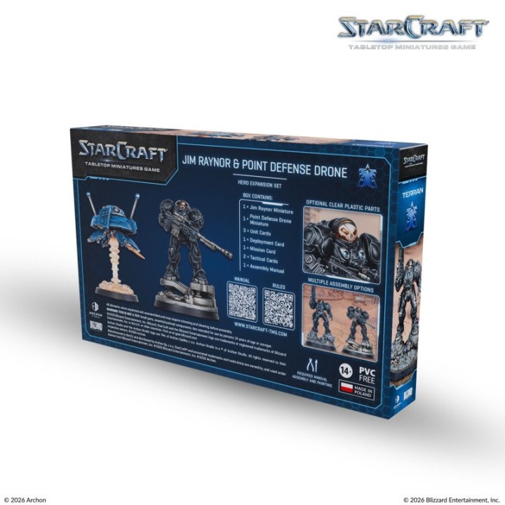 StarCraft TMG – Terrans – Jim Raynor et drone de défense ponctuelle