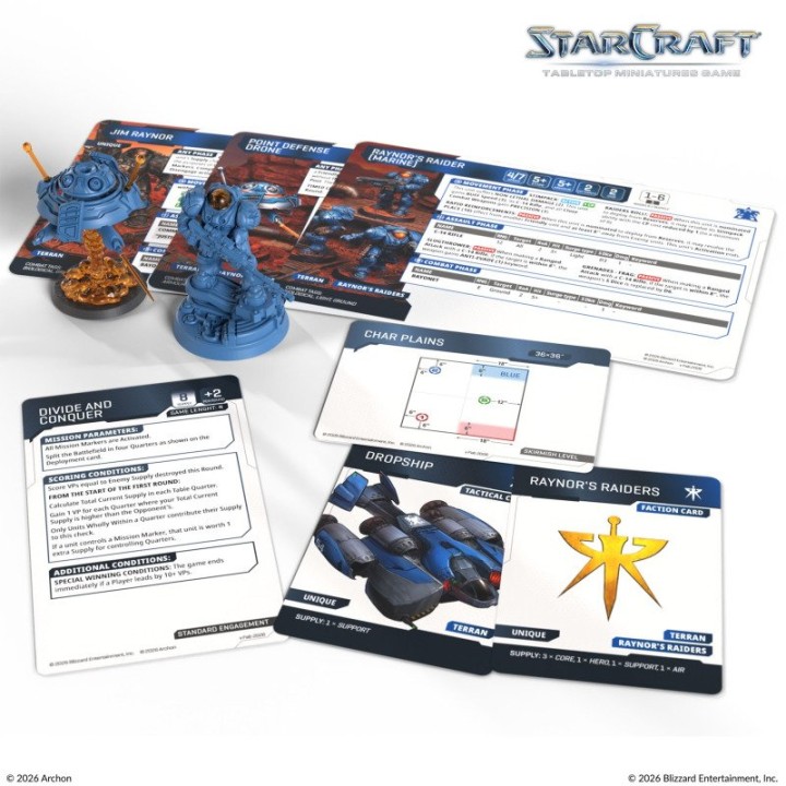 StarCraft TMG – Terrans – Jim Raynor et drone de défense ponctuelle