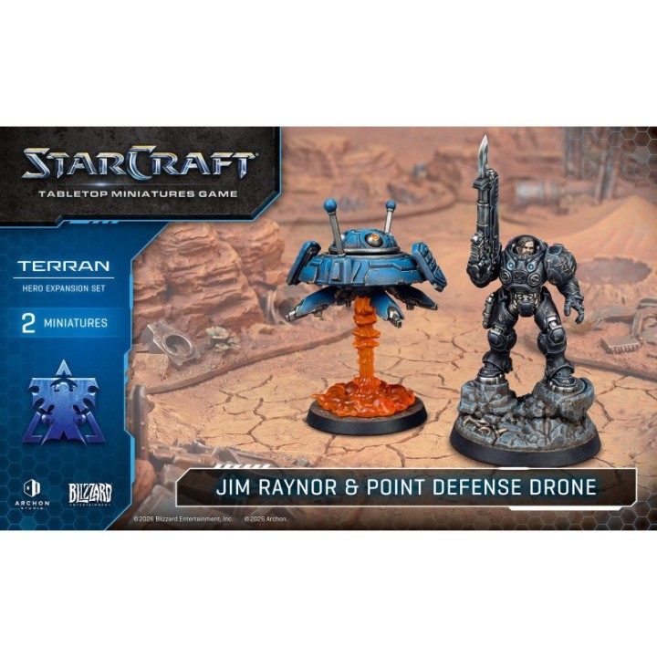 StarCraft TMG – Terrans – Jim Raynor et drone de défense ponctuelle