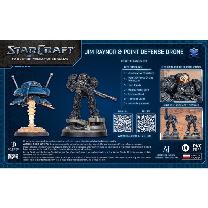 StarCraft TMG – Terrans – Jim Raynor et drone de défense ponctuelle