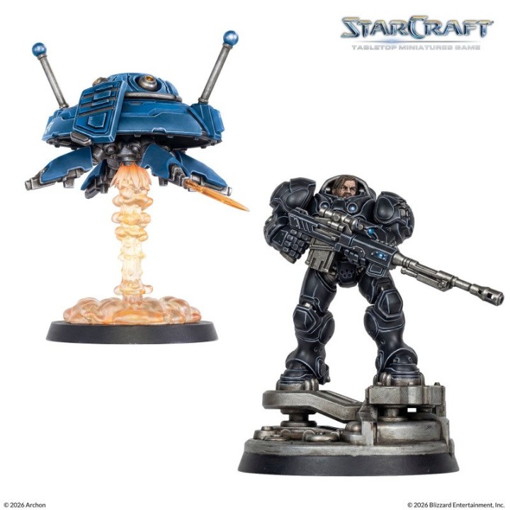 StarCraft TMG – Terrans – Jim Raynor et drone de défense ponctuelle