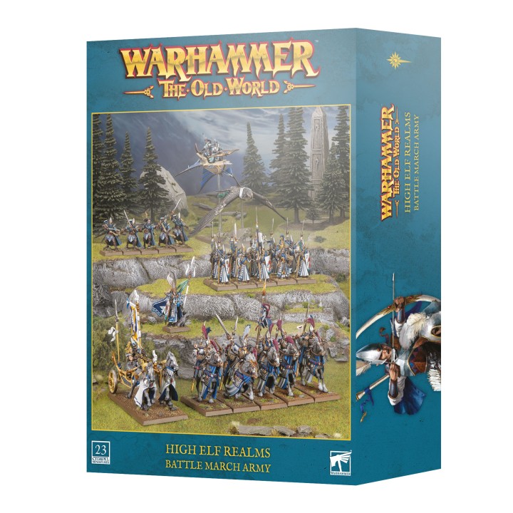 High Elf Realms: Battle March Army - High Elves - the old world