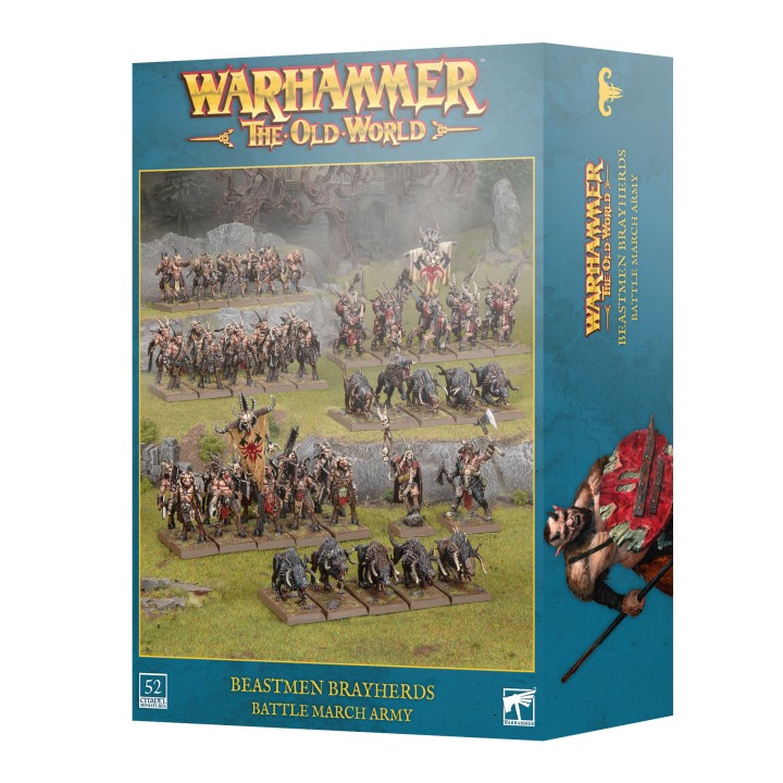 Beastmen Brayherds: Battle March Army - Beastmen - the old world