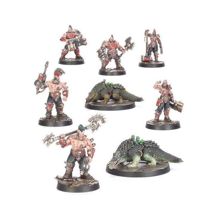 Necro: Goliath Forge Bosses & Sumpkrocs - Goliath - necromunda
