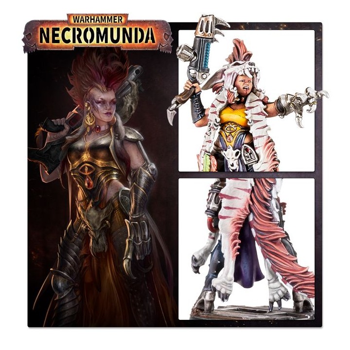 Nec: Escher Gang Matriarchs & Phyrr Cats - Escher - necromunda