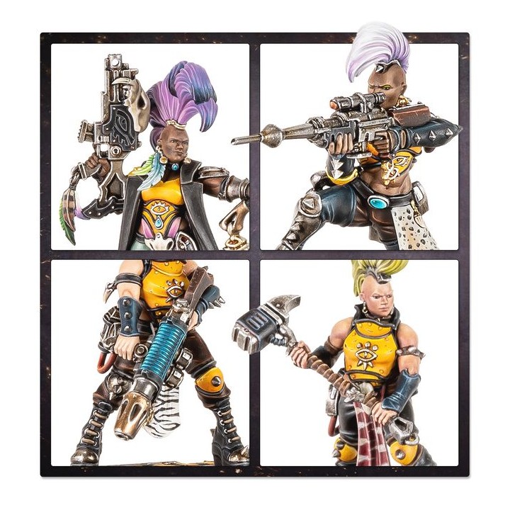 Nec: Escher Gang Matriarchs & Phyrr Cats - Escher - necromunda