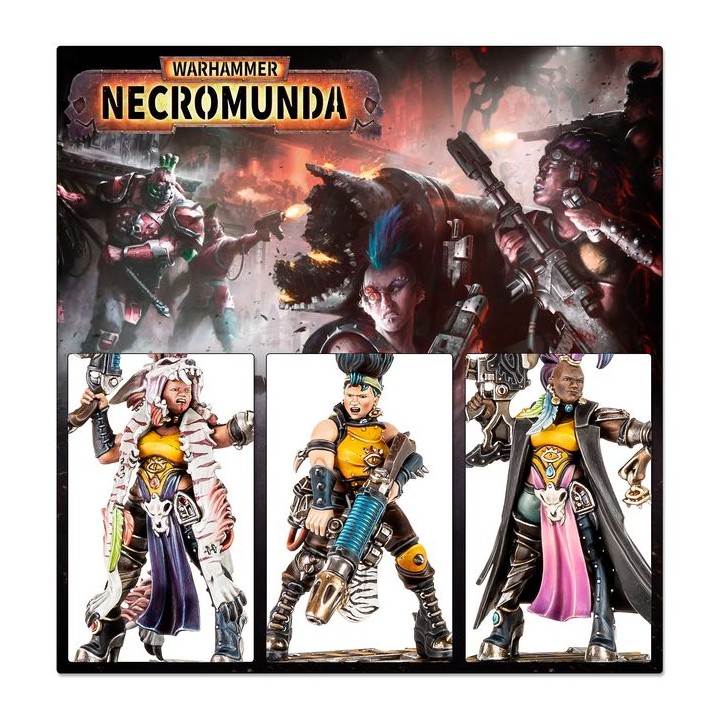 Nec: Escher Gang Matriarchs & Phyrr Cats - Escher - necromunda