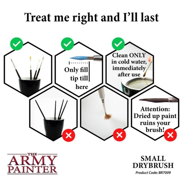 TAP - Wargamer Brush: Small Drybrush