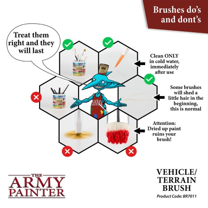TAP - Wargamer Brush: Vehicle &amp; Scenery