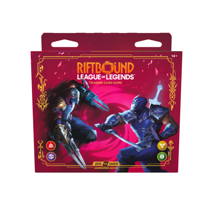 Riftbound – Vendetta : decks Showdown Zed vs Shen – EN