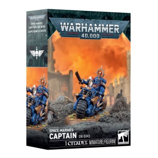 Capitaine à Moto - Space Marines - wh40k