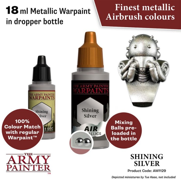 TAP - Warpaints Air Metallics: Shining Silver