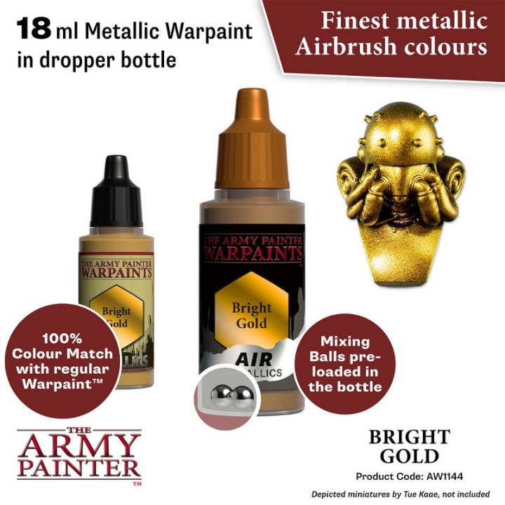 TAP - Warpaints Air Metallics: Bright Gold