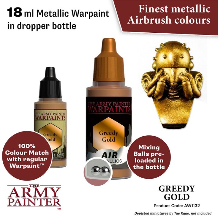 TAP - Warpaints Air Metallics: Greedy Gold