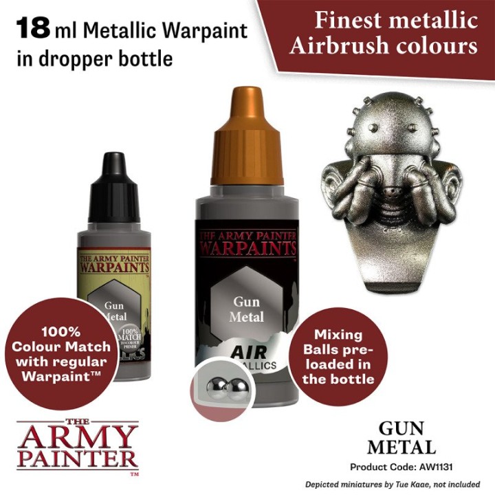 TAP - Warpaints Air Metallics: Gun Metal