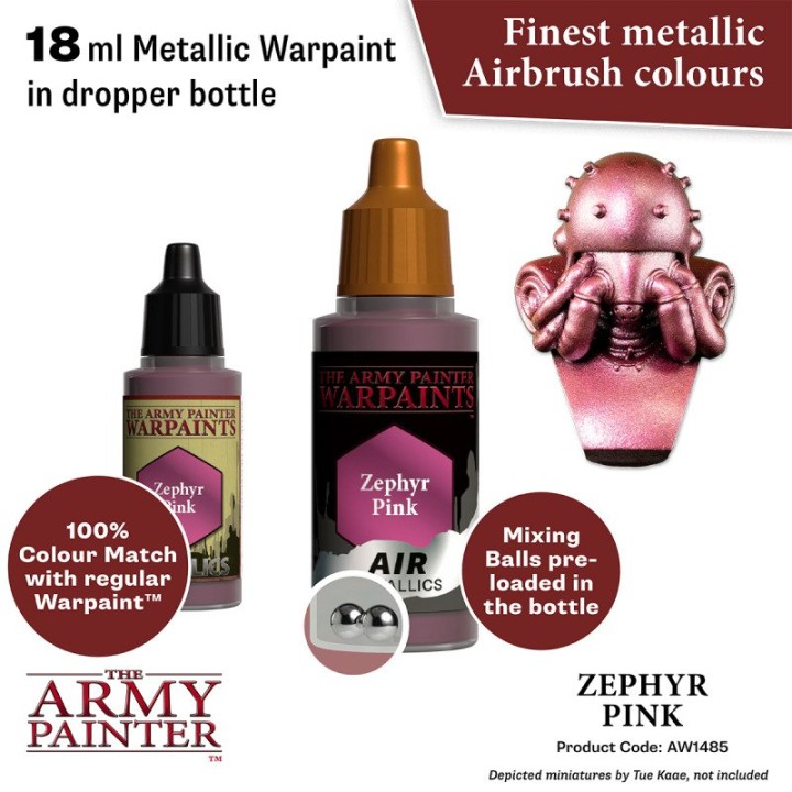 TAP - Warpaints Air Metallics: Zephyr Pink
