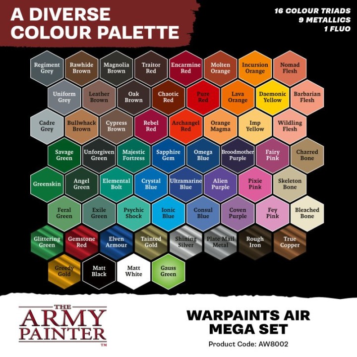 TAP - Warpaints Air Mega Set