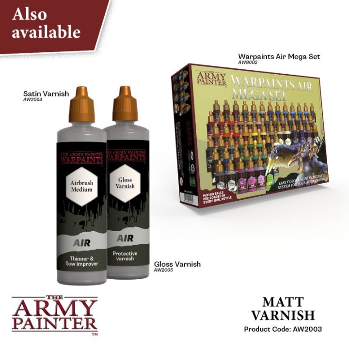 TAP - Warpaints Air: Anti-shine Varnish, 100 ml