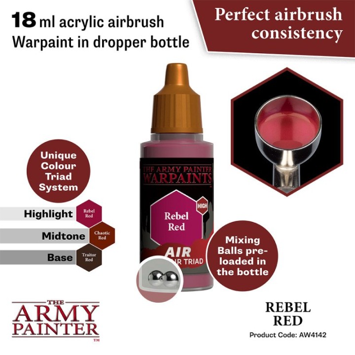TAP - Warpaints Air: Rebel Red