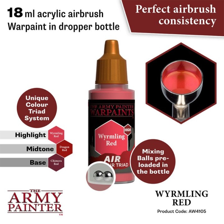 TAP - Warpaints Air: Wyrmling Red