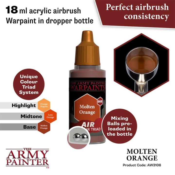 TAP - Warpaints Air: Molten Orange