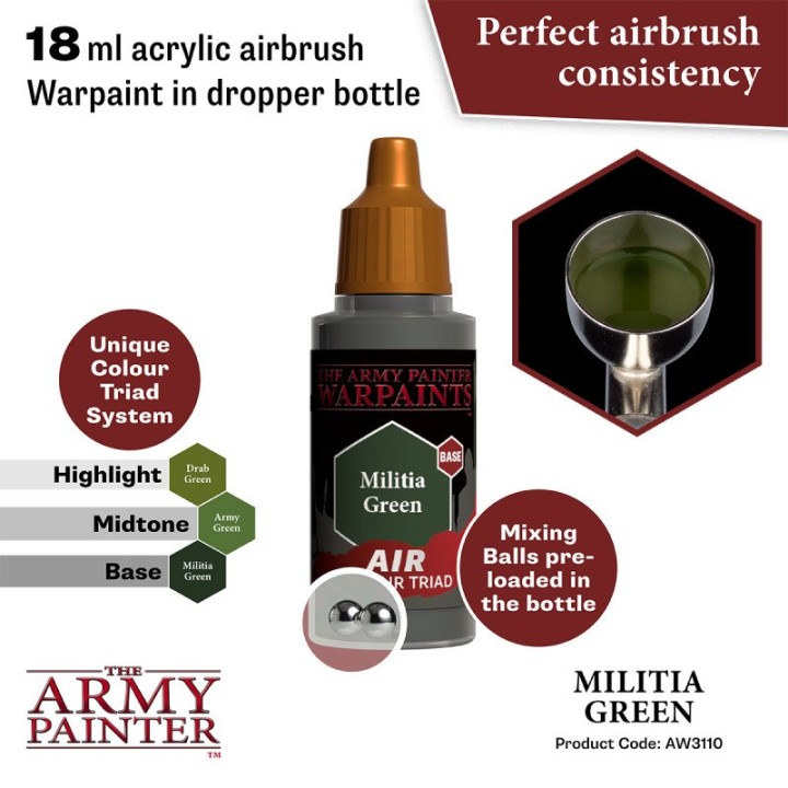 TAP - Warpaints Air: Militia Green
