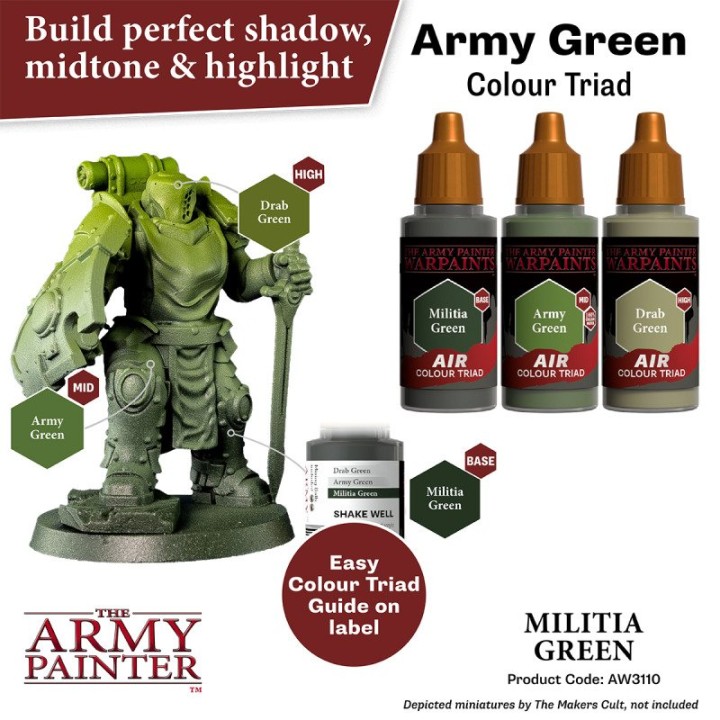 TAP - Warpaints Air: Militia Green