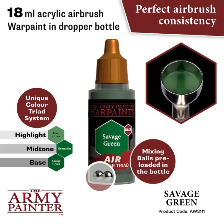TAP - Warpaints Air: Savage Green