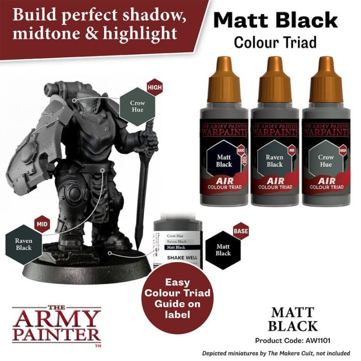 TAP - Warpaints Air: Matt Black