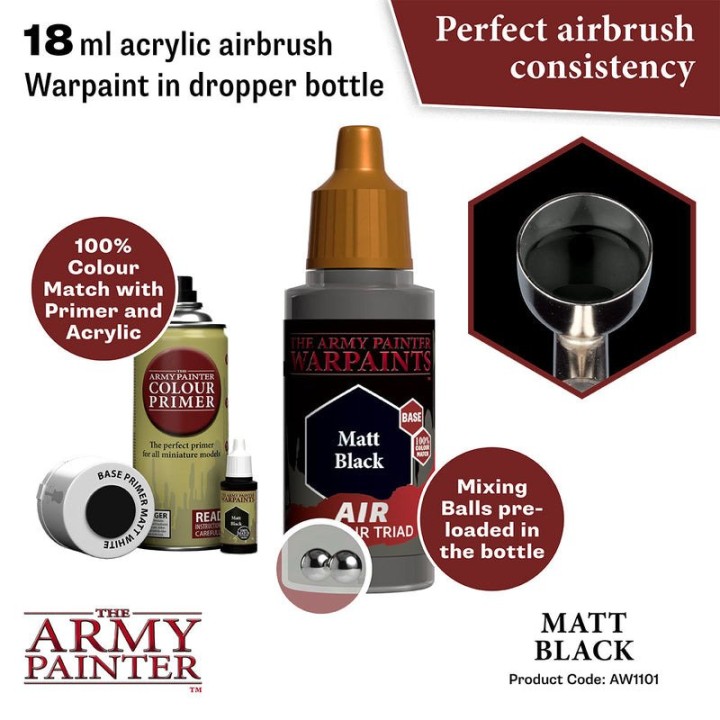 TAP - Warpaints Air: Matt Black